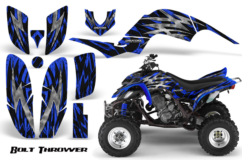 Yamaha Raptor 660 Graphics Kit Bolt Thrower Blue